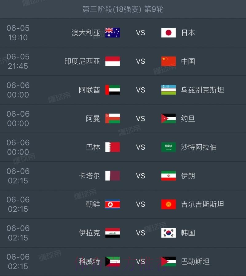 2026世界杯小组赛赛程高清